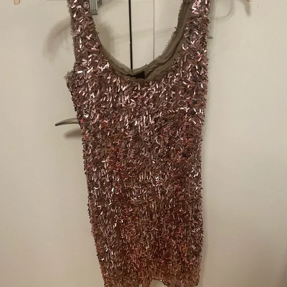 banana republic brown sequin dress Zapakasa Women Sparkly Champagne Mermaid Long Prom Dress with Slit Halter  Neck Beaded Sequins Backless Gala Dress with Keyhole